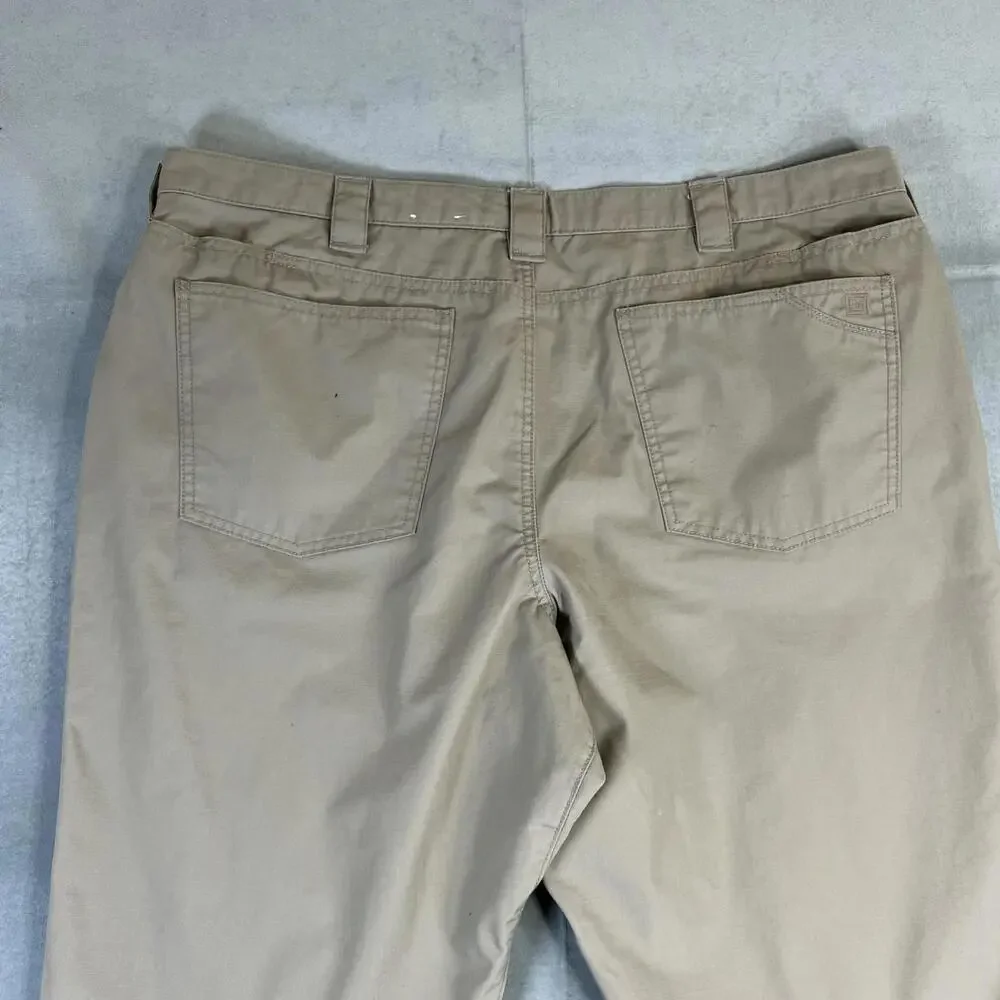511 Tactical Taclite Pants Mens 42x30 Tan Jean Cut Double Knee Duty Force 74385